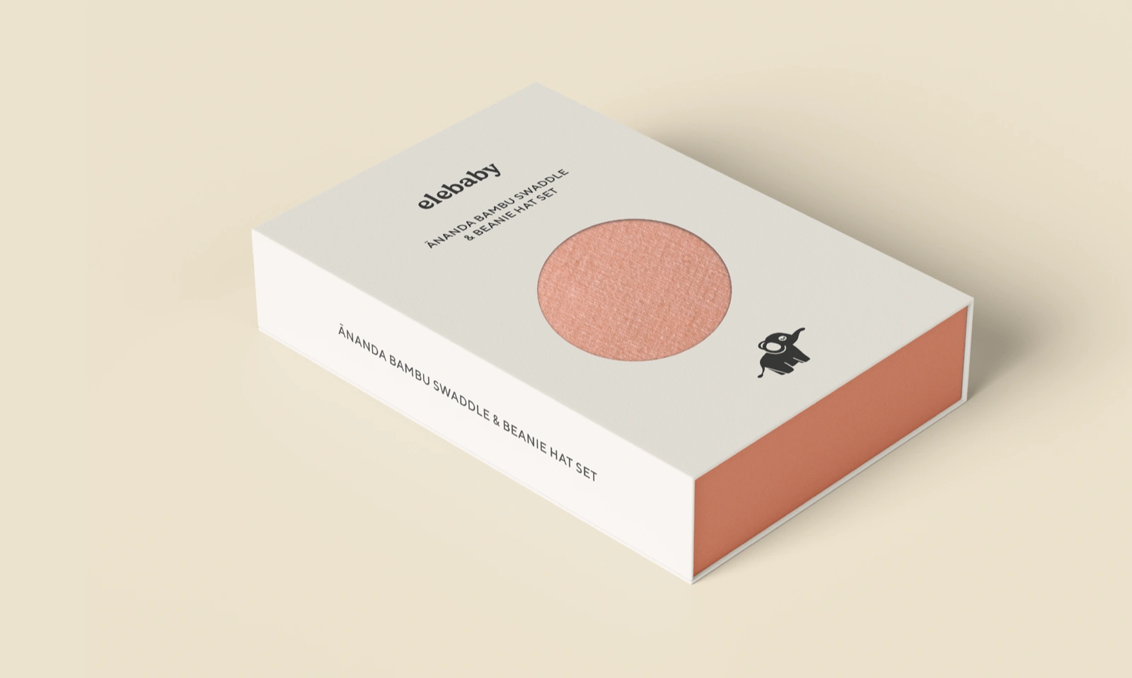 Complete packaging set - box, tissue, ribbon, and hang tag
